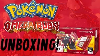 Unboxing a Pokemon Omega Ruby Transparent Red 2DS!!