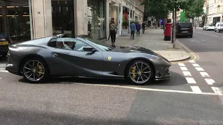 Ferrari 812 GTS Supercar Sound & Acceleration On The Street | Supercars In London | Car Spotting