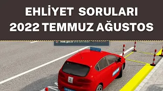 MUTLAKA ÇÖZÜN / EHLİYET SINAV SORULARI 2022 / TEMMUZ , AĞUSTOS