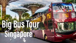 [4K] Big Bus Singapore Hop On Hop Off City Tour (Open-Top) | Singapore 2022