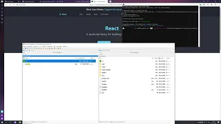 Полная установка React js, запуск в Node js