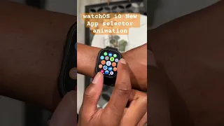 watchOS 10 New Crazy Animation 😜  #watchos10 #shorts