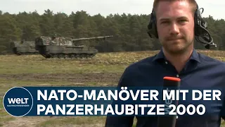 NATO-MANÖVER IN MUNSTER: Deutsche Einheit führt Schießübung mit Panzerhaubitze 2000 durch