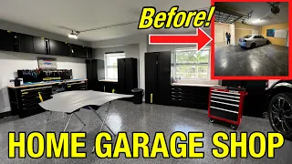 OLD HOME GARAGE COMPLETE TRANSFORMATION!