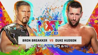 Bron Breakker vs Duke Hudson (Full Match Part 1/2)