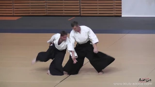 Pokaz Centrum Aikido Aikikai Polska pod kierunkiem Romana Hoffmanna 6 da podczas 40 lecia Aikido w P