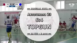 Обзор матча - Автошкола 23 6:4 TOPGUN - 18 тур Вышка ЛЛФ