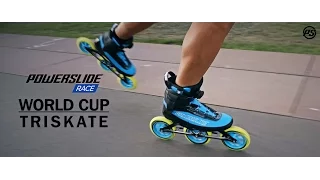 Powerslide WORLD CUP Triskate 125mm 3 wheel inline skates