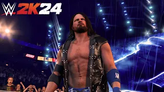 WWE 2k24 AJ Styles  Entrance, Signatures & Finishers @WWEGames #wwe2k #wwegames #wwe2k24