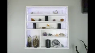 DIY LIGHT UP COLLECTION DISPLAY *Under $20*