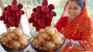 লিচুর আচার ফাটাফাটি সামনে পেলে এক বাটি, করবো সাবাড় চেটেপুটে থাকবে শুধু পড়ে আঁঠি ll