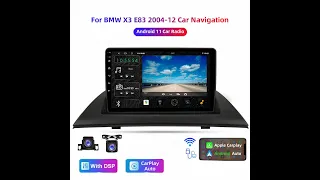 BMW X3 E83 2004-12 Car Stereo Radio Android 11 wireless carplay GPS WIFI #9