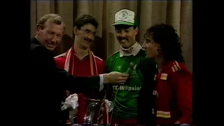 1986 FA Cup Final Grandstand Interviews BBC