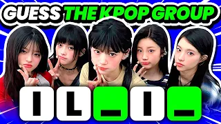 GUESS THE KPOP GROUP BY INCOMPLETE NAME [EASY - HARD]  ⚡️ Guess The Kpop Group - KPOP QUIZ 2024