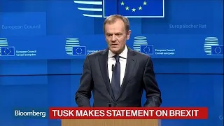 EU's Tusk Says Short Brexit Delay Conditional on U.K. Parliament Vote