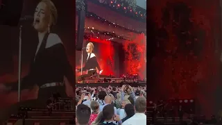 Adele performs “Skyfall” at her Hyde Park concert