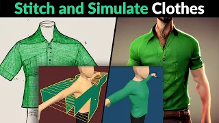 Blender Secrets - Cloth Simulation Sewing Basics