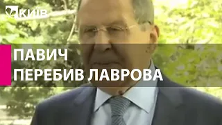 Павич перебив Сергія Лаврова на виступі в Душанбе