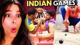 Americans Try Not To Lose - Traditional Indian Games!