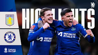 Aston Villa 1-3 Chelsea | HIGHLIGHTS | FA Cup 4th Round Replay | Chelsea FC 2023/24