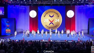 Team Canada Junior Co Ed Elite ICU Worlds 2024 Day 2