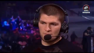 Хабиб Нурмагомедов интервью 16 01 2016 FIGHT NIGHTS GLOBAL 57