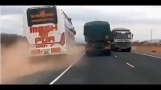 Speeding Bus Over The Speed Limit Only In Southern Africa
