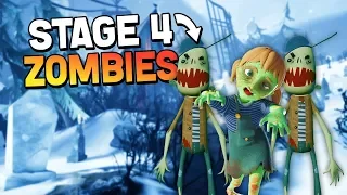 FINDING ALL THE BRAINS! STAGE 4: ZOMBIES! (Hello Neighbor Hide and Seek Full Gameplay)