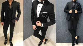 2021 #Gents #Black #Suit Designs|Designer Suit Style 2021|Gents Black Suit Designs