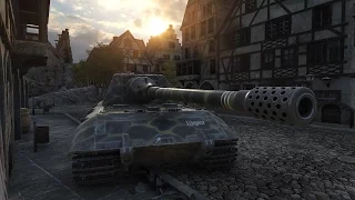 World of Tanks - JagdPanzer E100 - 10.7k Damage - 3vs1 [HD]