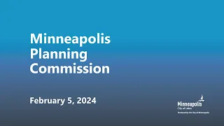 February 5, 2024 Planning Commission
