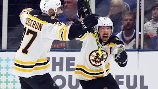 Marchand roofs OT Winner past Varlamov in Game 3
