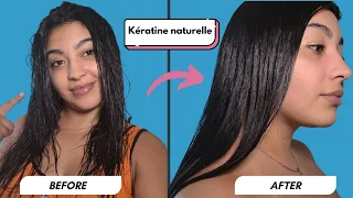 La kératine naturelle aux graines de Lin qui va lisser vos cheveux définitivement😱