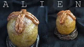 DIY Alien Egg Sculpture Polymer Clay Tutorial || Maive Ferrando