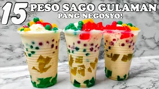 SIGURADONG HINDI MO MAMALIITIN ANG KITA DITO! VIRAL SAGO GULAMAN HALO-HALO PANG NEGOSYO!LAKI NG KITA