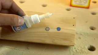 Super glue + soda - tricks in carpentry