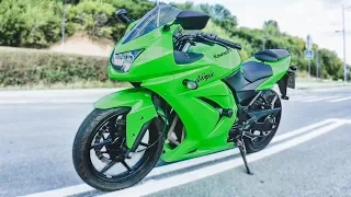 Мот, конечно, неплохой.. Только ссытся и глухой. Kawasaki 250r Ninja