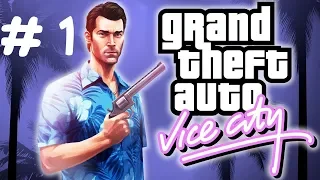 прохождение Grand Theft Auto Vice City на русском без комментариев (первые проблемы)