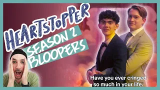 Reacting to Heartstopper Season 2 Bloopers!