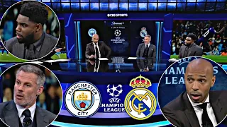 Man City vs Real Madrid 4-3 Post Match Analysis by Jamie Carragher,Thierry Henry and Micah Richards