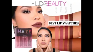 Huda Beauty HAZE Liquid Matte Minis | Swatches | Try On | Comparisons