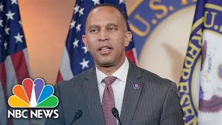 Watch: Hakeem Jeffries holds weekly press conference | NBC News