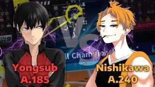 The Spike - Volleyball ! 3x3 ! Yongsub Vs Nishikawa ! Full gameplay! The Spike mobile