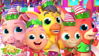 Five Little Elves, Numbers Song and Christmas Rhyme for Babies