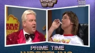 Roddy Piper, The Brain and Gorilla host Prime Time Wrestling (10-02-1989)