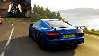 AUDI R8 V10 Plus - Forza Horizon 4 | Logitech g29 gameplay