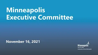 November 16, 2021 Executive Committee