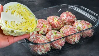 They melt in your mouth! Add cabbage in meatballs and then put them in the oven!