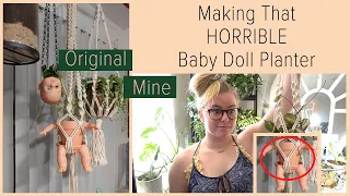 Making That HORRIBLE Baby Doll Planter