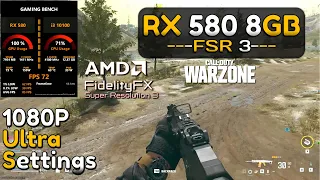 RX 580 - Cod Warzone 3 - (Official) AMD FSR 3 Frame Generation